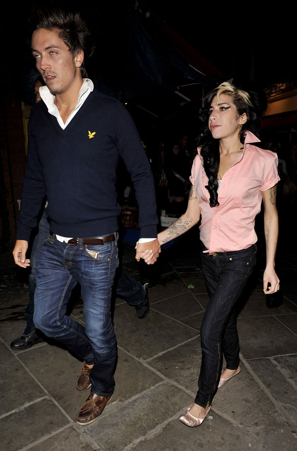 Amy Winehouse e il suo nuovo ragazzo Taylor James